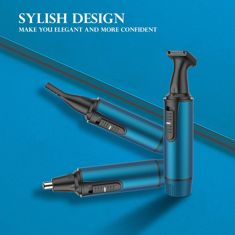 [Australia] - Rechargeable Nose Trimmer Nose Hair Trimmer for Men Ear and Nose Hair Trimmer Nasal Hair Trimmers for Men IPX7 Waterproof Dual Edge Blades Easy Cleansing 