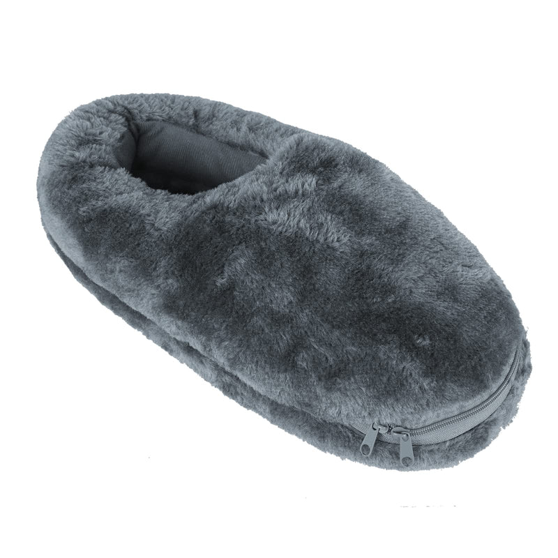 [Australia] - USB Electric Heated Slippers Foot Warmer USB Heated Slippers Warmers Heating Shoes Winter Warm Slippers Electric Heated Feet for Men Women Keep Feet Warm for Indoor Home Office(Gray) 