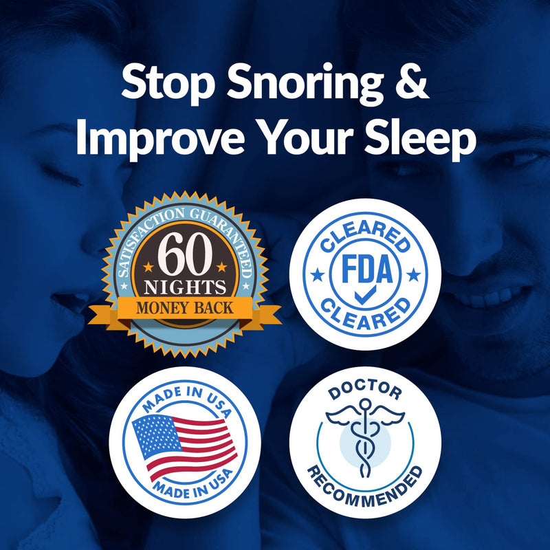 [Australia] - VitalSleep Anti-Snoring Mouthpiece Small, Women's Size Snoring Solution, Adjustable Jaw Positioning, Personalized Teeth Impressions, USA Made & FDA Cleared Stop Snoring Mouth Guard 