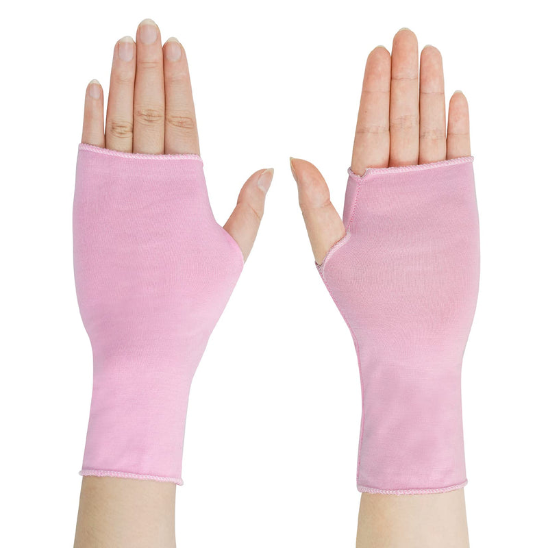 [Australia] - Tongcloud 6 Pairs UV Protection Gloves Wrist Sun Block Driving Gloves Black, White, Nude , Gray, Hemp Gray, Pink 