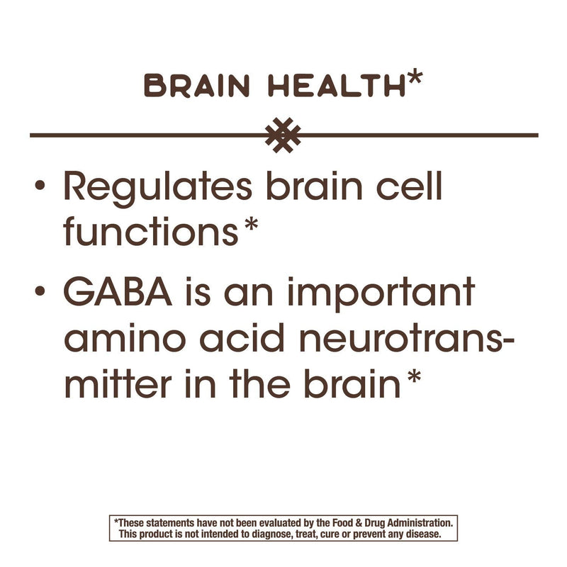[Australia] - Enzymatic Therapy GABA, Gamma-Aminobutyric Acid 250 mg Potency, 60 VCaps (Packaging May Vary) 