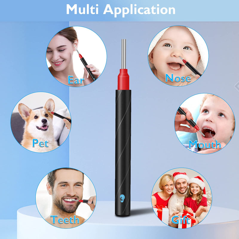 [Australia] - Urbesty Earwax Removal Tool,HD Wireless Otoscope Ear Wax Remover Kits Visual Ear Cleaning Endoscope with Light 3.5mm WiFi Ear Camera with Ear Spoons 