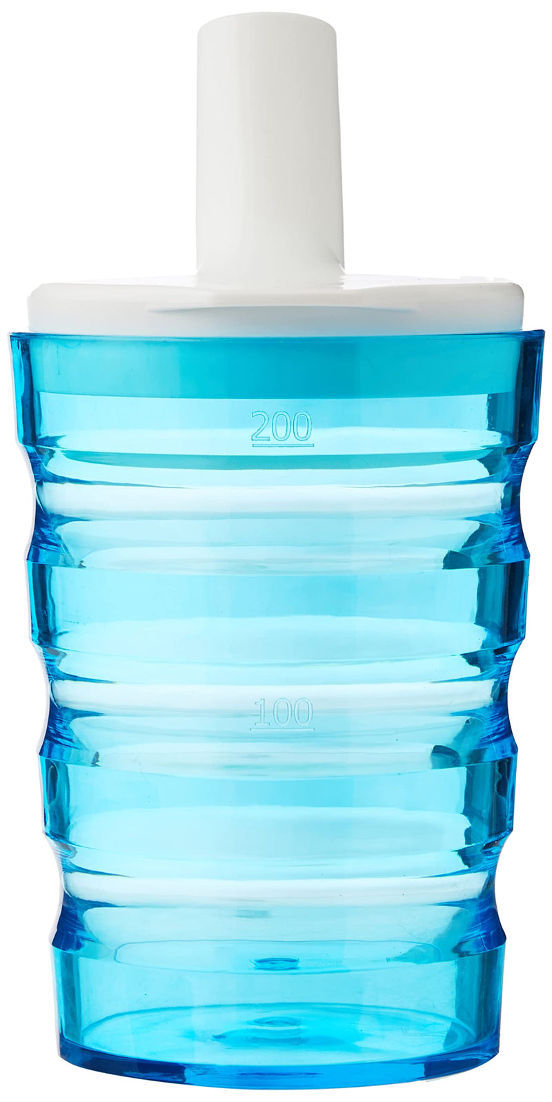 [Australia] - Performance Health Sure Grip Cup, Non Spill Mug, Portable Travel Mug with Straw Lid for Children, Elderly and Disabled - 200 ml Blue Colour S (Pack of 1) 