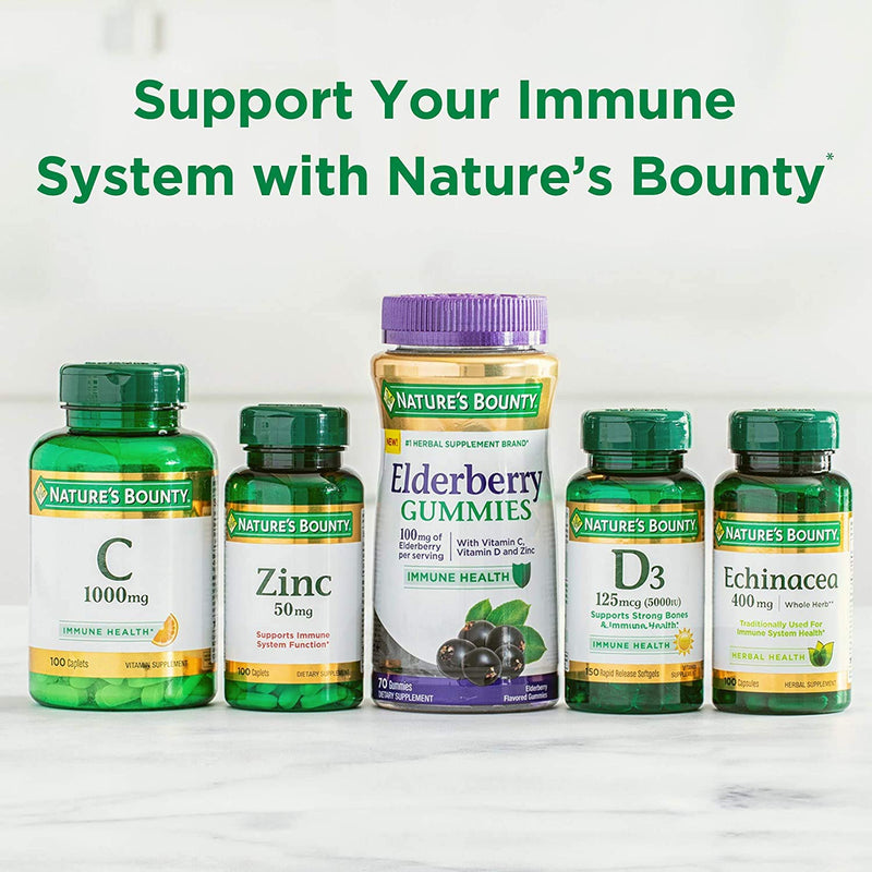 [Australia] - Vitamin D by Nature's Bounty, Supports Immune Health & Bone Health, 2000IU Vitamin D3, 150 Softgels 2000 IU 150 Count (Pack of 1) 