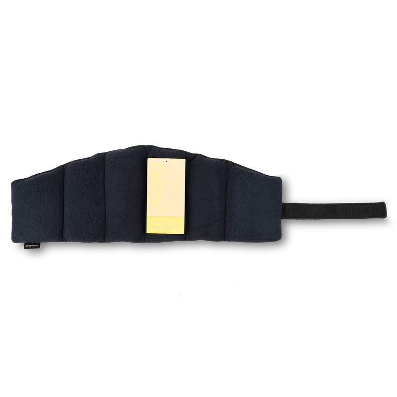 [Australia] - Zhu-Zhu Soothing Neck & Joint Wrap - Microwavable Unscented Wheat Bag Navy Fleece - Microwave Heat Pad Hot Pack - Heat Therapy Pain Relief 
