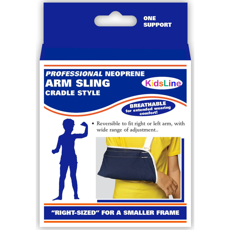 [Australia] - OTC KidsLine Arm Sling, Shoulder Cradle Style Support, Navy, Youth Youth (1 Pair) 