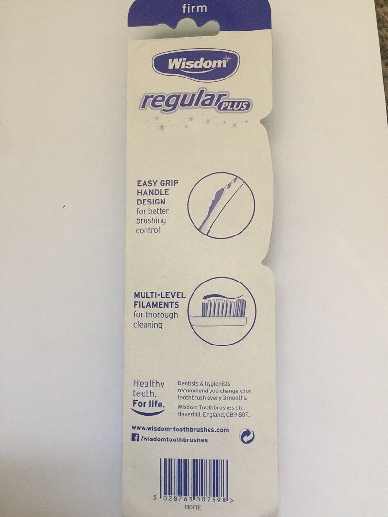 [Australia] - Wisdom Regular Fresh Plus Firm Toothbrushes - Triple pack 