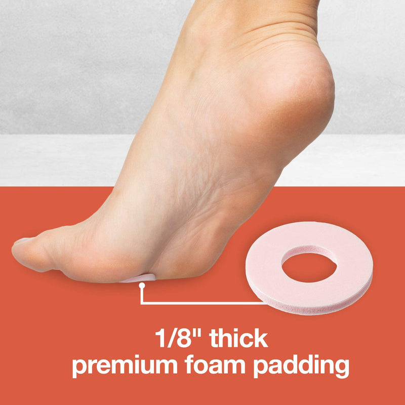 [Australia] - ZenToes Soft Foam Callus Cushions Round Waterproof Pads Toe and Foot Protectors (48 Count) 48 Count (Pack of 1) 