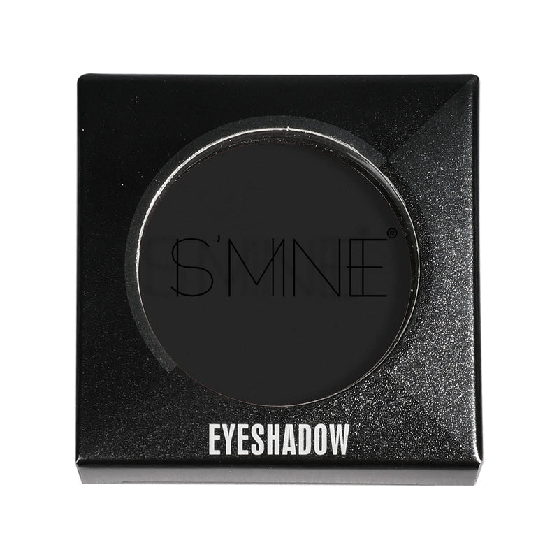 [Australia] - ISMINE Single Black Matte Eyeshadow Powder Palette High Pigment, Longwear, Intense Color Best Black Eyeshadow 