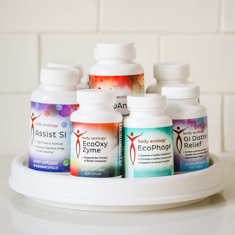 [Australia] - Body Ecology EcoOxyZyme | Multi-Enzyme Digestive Supplement | Supports Immune System & Gut Health | Helps Disrupt Biofilm Buildup | 60 Capsules 