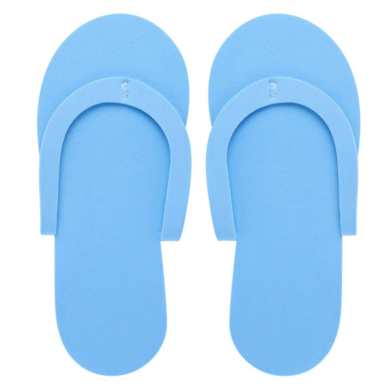 [Australia] - Random Color 24 Pair Disposable Flip Flops, Foam Slippers for Foot Spa Pedicures in Kid Party with 24 Pair Toe Separators Bulk Tbestmax 