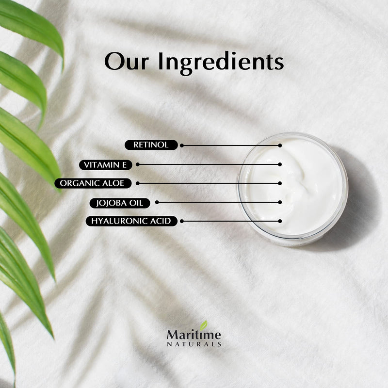 [Australia] - Retinol Moisturizer for Face (120ml) ‚Äì Anti Ageing Face Cream Reduces Scars Ance and Wrinkles with Hyaluronic Acid and Vitamin E 