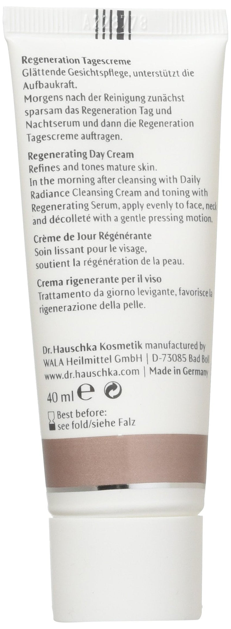 [Australia] - Dr. Hauschka Regenerating Day Cream 40 ml 