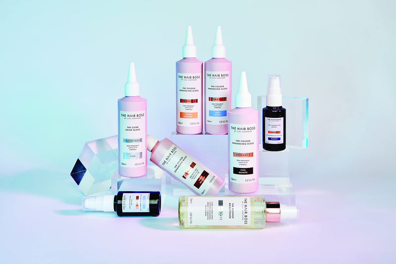 [Australia] - THE HAIR BOSS BY LISA SHEPHERD White Blonde Colour Enhancing Gloss, Semi-Permanent Hair Treatment for 6 Washes, 150ml 