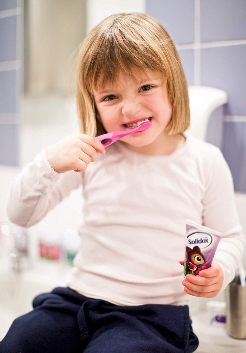 [Australia] - Jordan ® | Step 2 Toothbrush Kids | Kids Toothbrush for Age 3-5 Years Old | Soft Bristles, Dual Ergonomic Handle & BPA Free | Blue & Green Color | Pack 4 Units 