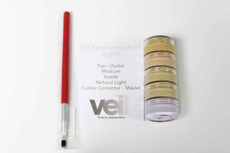 [Australia] - Veil Cover Cream Xanthelasma Concealer & Colour Corrector Stack (Light Shades) Light Shades 