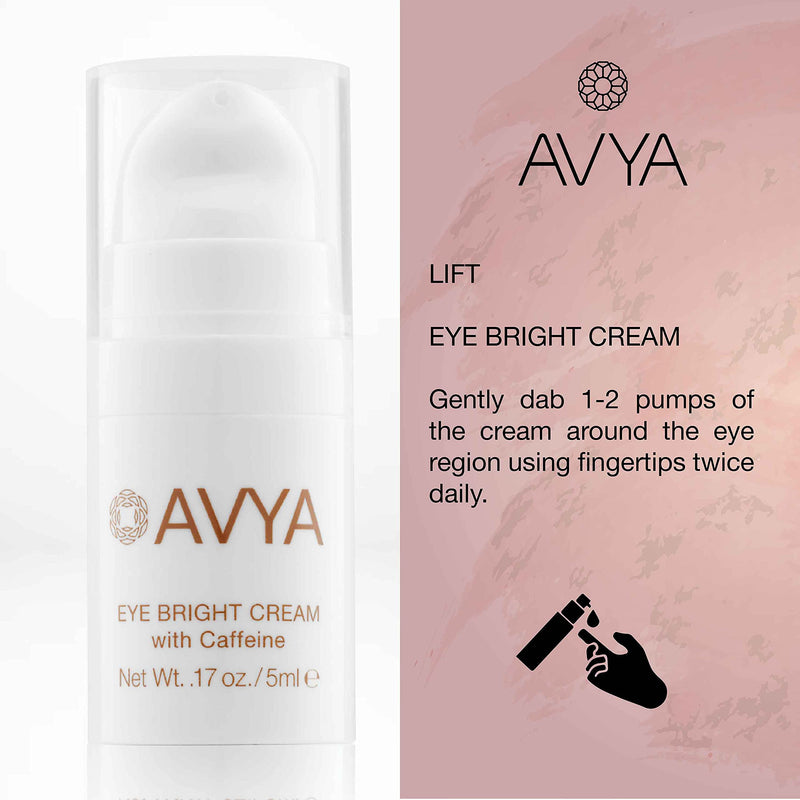 [Australia] - Avya Skincare Discovery Starter Set | Anti-Aging | Gentle Cleanser (15ml) + Anti-Aging Power Serum (10ml) + Eye Bright Cream (5ml) + Night Moisturizer (10ml) 