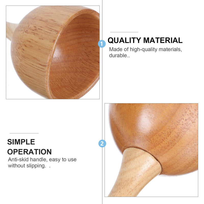 [Australia] - FOMIYES Wooden Handheld Massage Cup Wooden Swedish Cup Anti- Cellulite Lymphatic Drainage Massage Tool Maderotherapy Wood Therapy Trigger Point Release for Men Women 