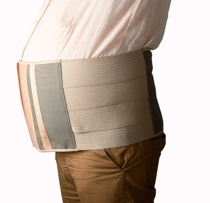 [Australia] - Wonder Care Plus Size Bariatric Abdominal Stomach Binder | Obesity Girdle Belt for Big Men & Women with a Large Belly, Post Surgery Tummy & Waist Compression Wrap (63"-75") 63-75 Inch (Pack of 1) 