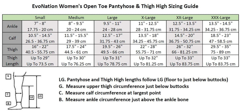 [Australia] - EvoNation Women’s 15-20 mmHg Graduated Compression Open Toe Pantyhose – Moderate Pressure Compression Sheer Stockings Tan Beige Nude Small 