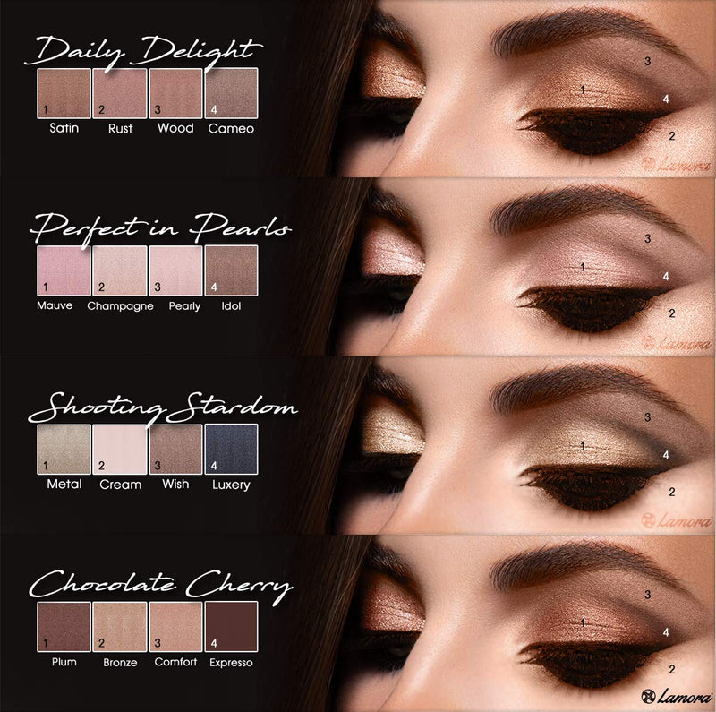 [Australia] - Best Pro Eyeshadow Palette Makeup - Matte Shimmer 16 Colors - Highly Pigmented - Professional Nudes Warm Natural Bronze Neutral Smoky Cosmetic Eye Shadows Nude Exposed 