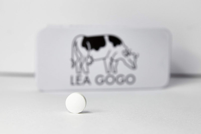 [Australia] - Lea Gogo Lactase Enzyme Tablets for Lactose Intolerance, 40 Tablets, High Strength 12,500 FCC, Eases Dairy Digestion & Minimizes Symptoms, Vegan & Gluten-Free, Eco-friendly 