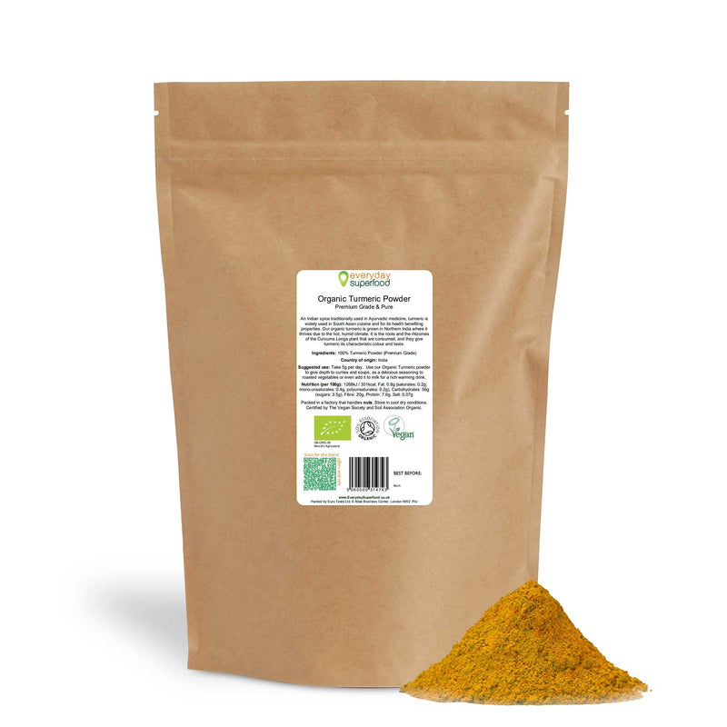 [Australia] - Organic Turmeric Powder 400g Premium (High Naturally Occurring Curcumin of Turmeric) Certified Vegan Organic and Kosher Turmeric Powder (Haldi Powder) 400 g (Pack of 1) 