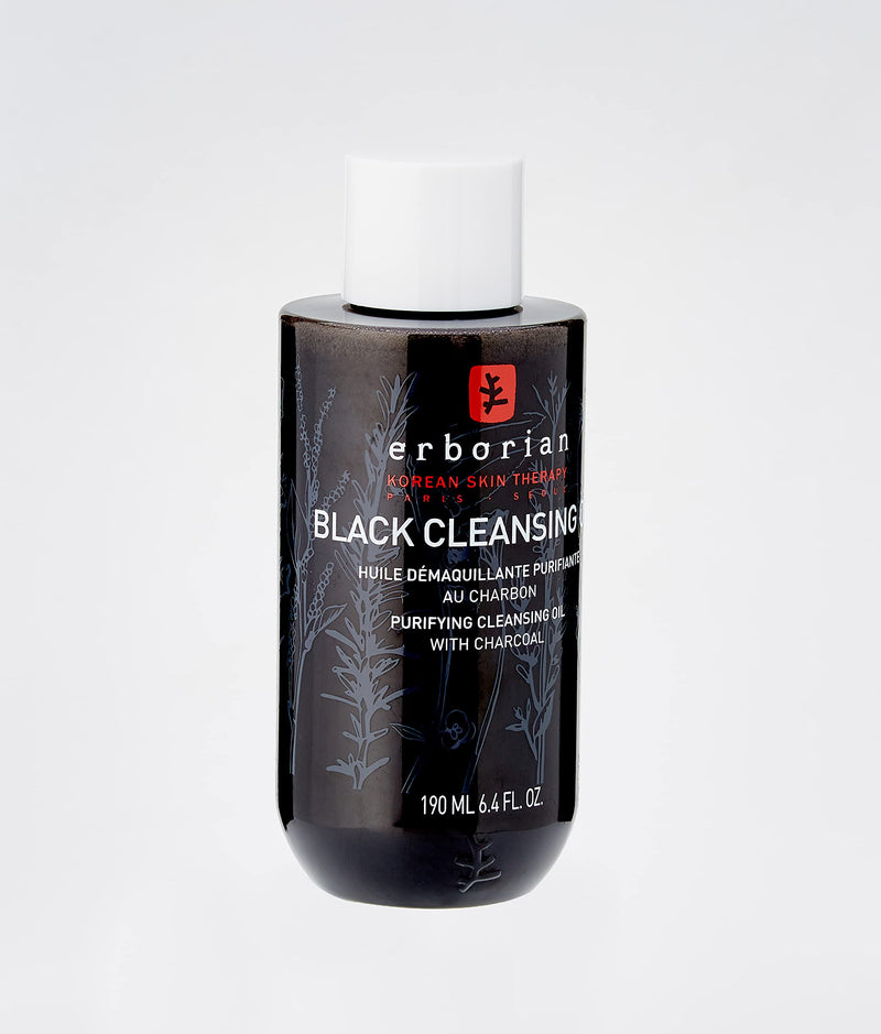 [Australia] - Erborian Black Cleansing Oil with Purifying Charcoal, 190 ml 