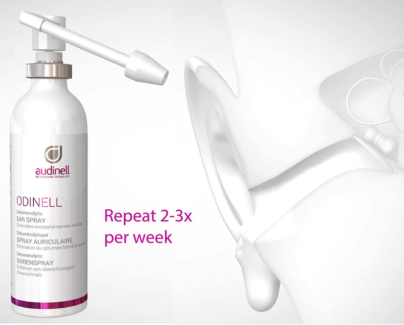 [Australia] - Audinell Ear Wax Removal Spray (50ml) | Ear Cleaner | Soothes & Prevents Irritations, Cleanses Ear Canal | Replaces Q-Tips, Ear Candles, Cotton Swabs, Q-Grips, Spades, Ear Drops | Safe for All Ages 