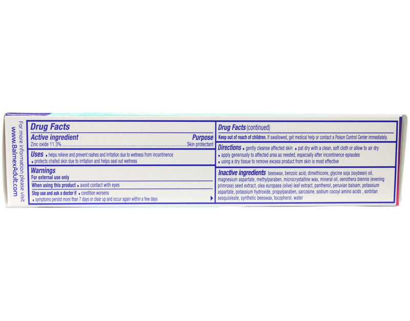[Australia] - Balmex Adult Care Rash Cream, 3 oz Per Tube (3 Pack) 
