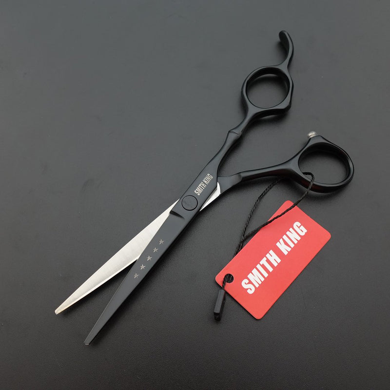 [Australia] - 6.0 Inches Professional hair cutting thinning scissors set with razor (Black) 6.0 Inch Black 