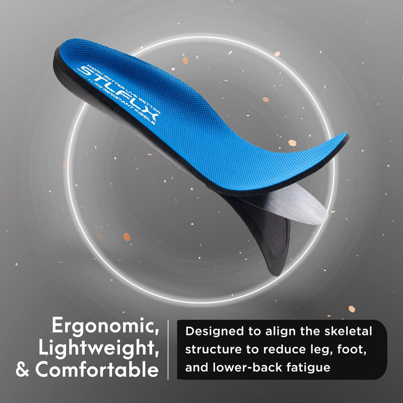 [Australia] - STLFLX - SoleGUARDZ™ Puncture Resistant Insole, Ergonomic Sole Insole, Insoles for Regular Shoes, Work Boots, and Safety Footwear X-Large 