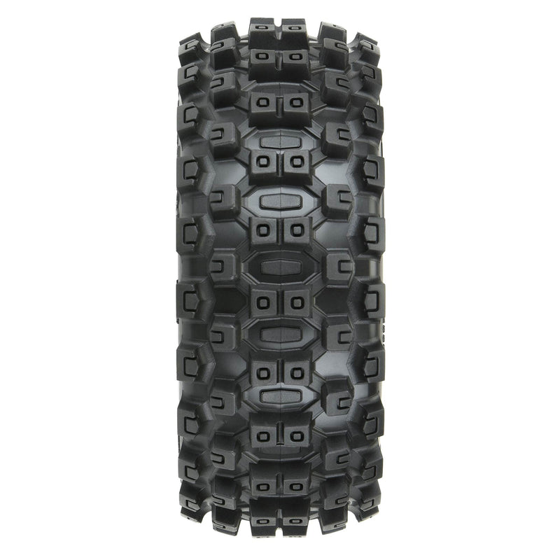 [Australia] - Pro-line Racing Badlands MX M2 Mounted Black Wheels, F/R (2): 1/8 Buggy, PRO906741 