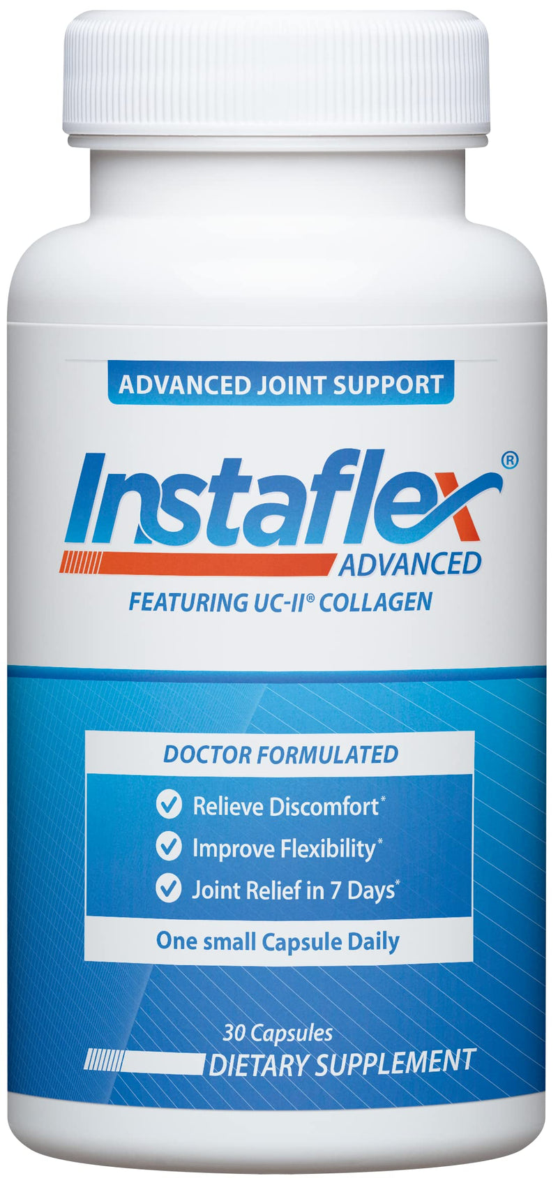 [Australia] - Instaflex Advanced Joint Support Supplement - Turmeric, Resveratrol, Boswellia Serrata Extract, BioPerine, UC-II Collagen- 30 Count 30 Count (Pack of 1) 