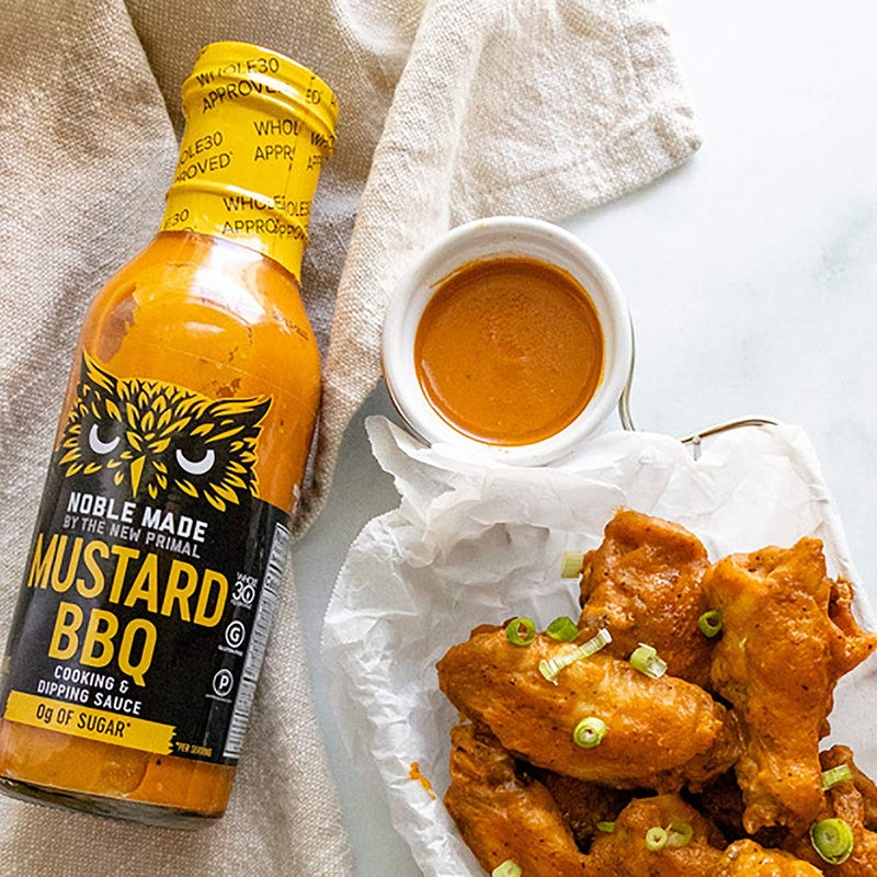 [Australia] - Noble Made by The New Primal Mustard BBQ Cooking & Dipping Sauce, Carolina Gold, Whole30 Approved, Paleo, Certified Gluten Free, Dairy and Soy Free, Keto, 12 Oz Glass Bottle (1 Count) 