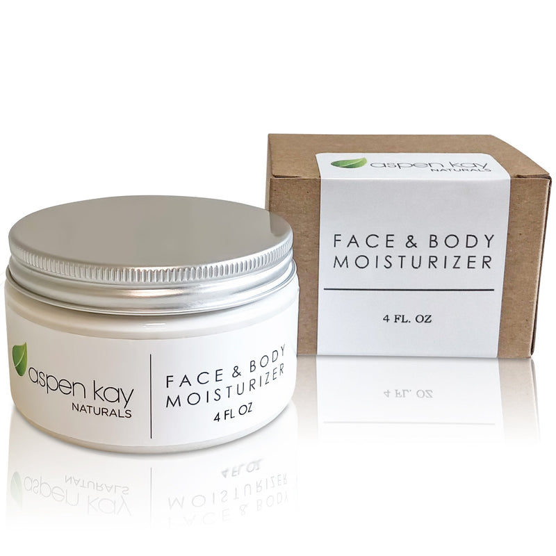 [Australia] - Face and Body Moisturizer, Natural, Unscented Moisturizer for Sensitive Skin. (4. OZ) By Aspen Kay Naturals 