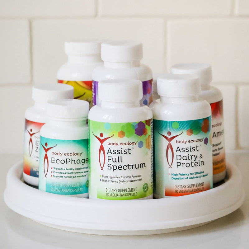 [Australia] - Body Ecology Assist Full Spectrum Enzymes | Plant Digestive Enzyme Supplement | Supports Healthy Digestion & Absorbs Nutrients | 90 Vegetarian Capsules 