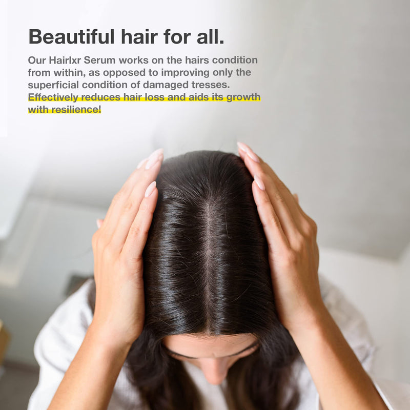 [Australia] - HairLXR Growth Serum: Naturally-Derived Hair Growth Treatment Strengthens Existing Hair While Promoting Healthy Growth - Lightweight Hair Products for Daily Use 