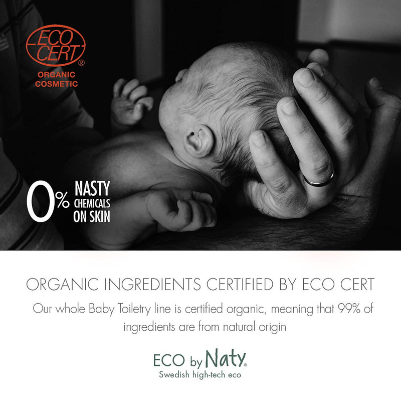 [Australia] - Eco by Naty Baby Body Wash – Cleansing, Hypoallergenic Shower Gel, Plant Based Body Wash made with Aloe Vera and Nourishing Oil (200 ml Bottle) 200 ml (Pack of 1) Baby Wash Gel 