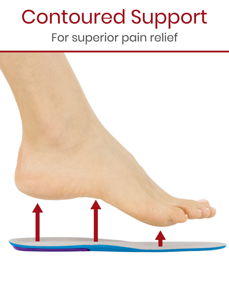 [Australia] - Envelop Gel Insoles - Shoe Inserts for Walking, Running, Hiking - Full Length Orthotics for Men, Women - Cushion Soles for Heels, Arch Support, Plantar Fasciitis, Massaging Flat Feet - Fits Work Boots Small (Pack of 2) 