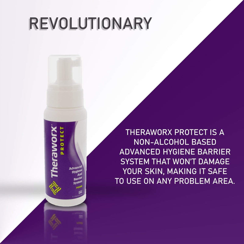 [Australia] - Theraworx Protect Advanced Hygiene and Barrier System Foam Large Bottle (7.1 oz) - 1 