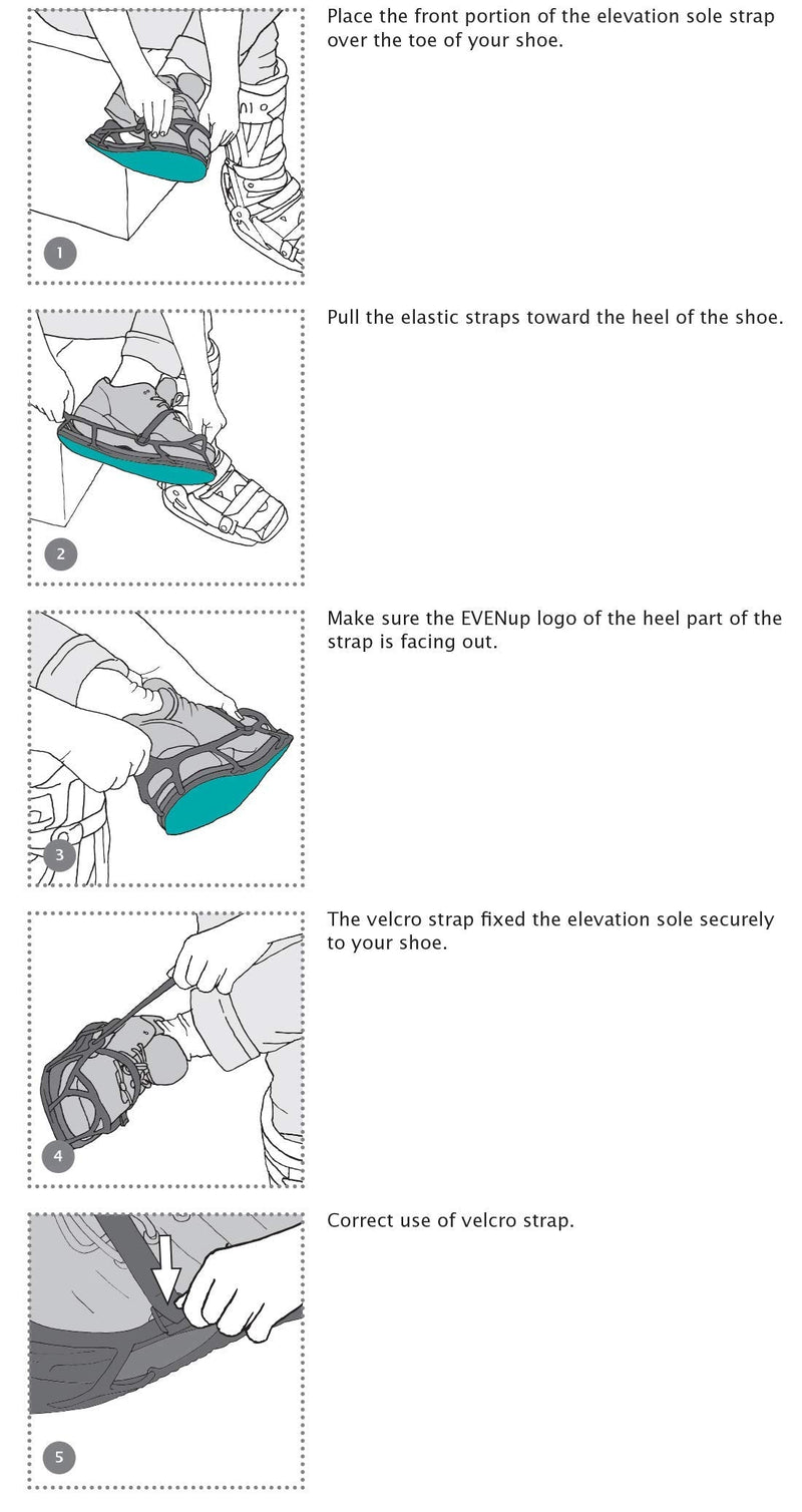 [Australia] - EVENup Shoe Balancer/Leveler - SMALL (fits MEN US size 6 to 8, WOMEN US size 5 to 8-1/2) Small (Pack of 1) 