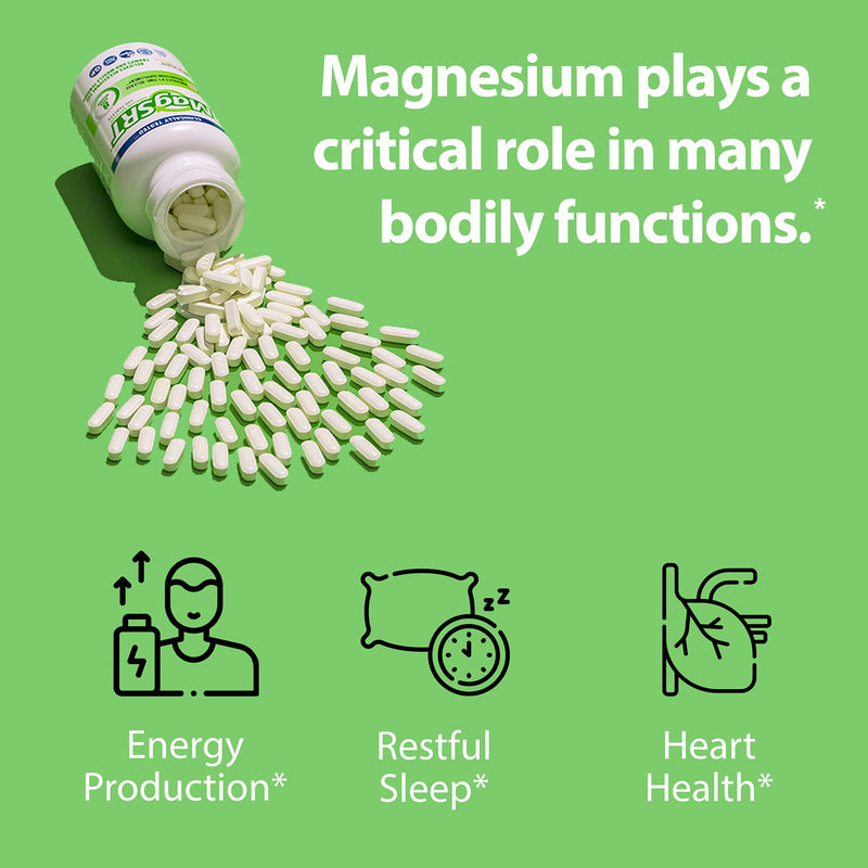 [Australia] - Jigsaw Health MAG SRT Magnesium Supplement (Mag SRT, 240 Count) 240 Count (Pack of 1) 