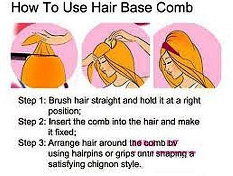[Australia] - CareforYou® 1PC Lady Girl Women BUMP IT UP Volume Inserts Do Beehive hair styler Insert Tool Hair Comb Hair beauty (Beige) Beige 