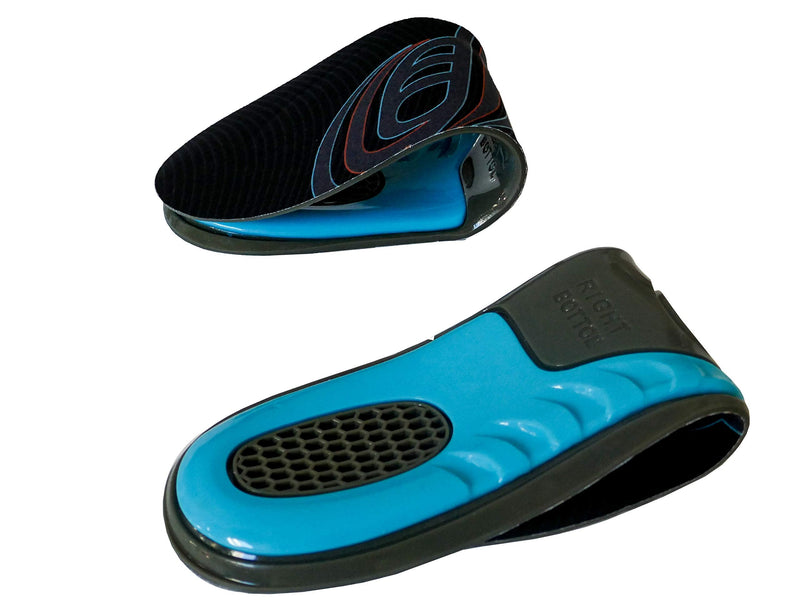 [Australia] - Gel sports impact insole. Shock absorbing. Support & protection. Arch support. Plantar fasciitis & heel pain relief. Unisex. Large 8-12 