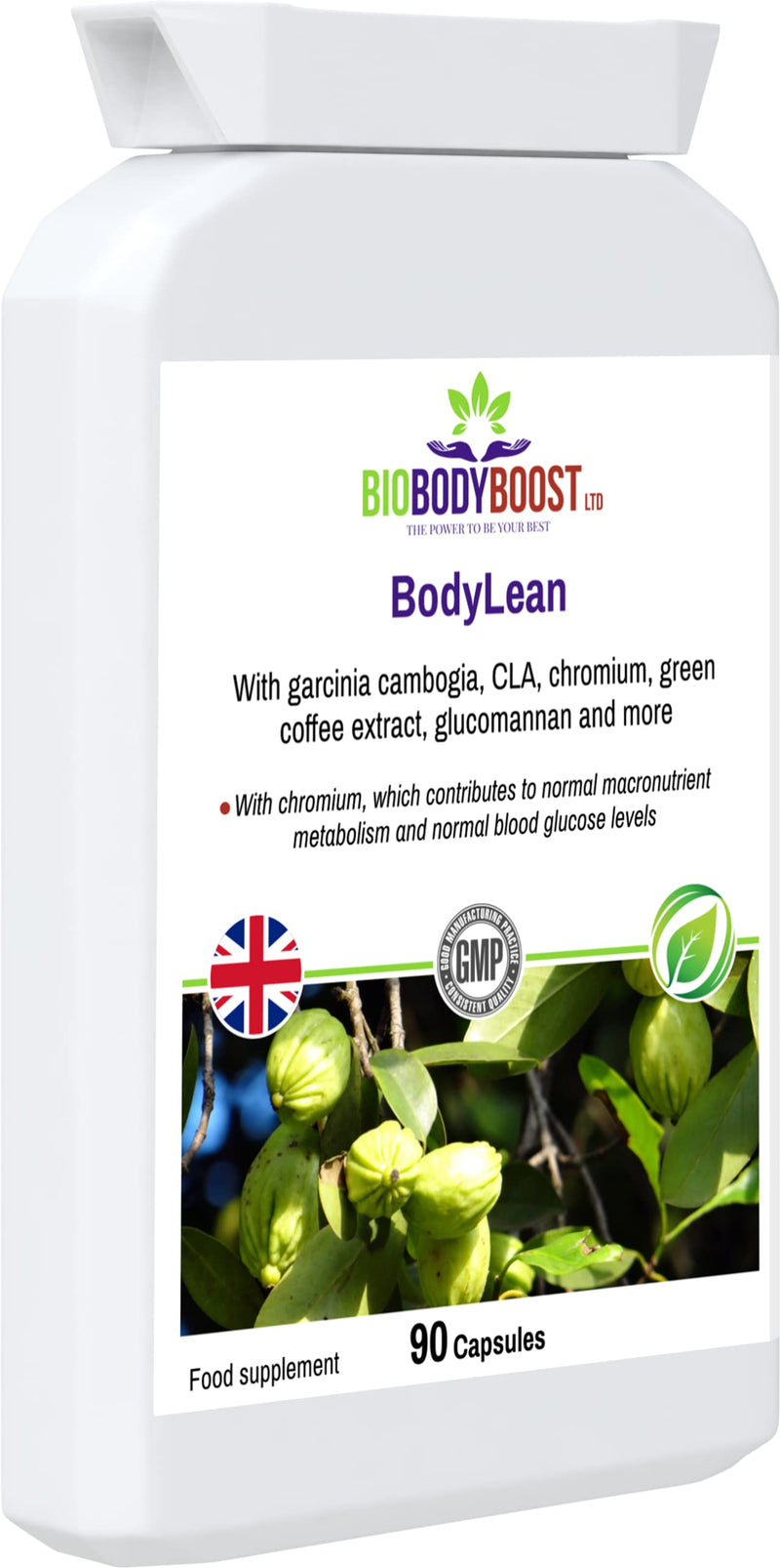 [Australia] - BodyLean | Garcinia Cambogia, CLA, Chromium, Green Coffee Extract, Glucomannan and More | Normal Macronutrient Metabolism, Normal Blood Sugar Levels | 90 Vegetarian Capsules 