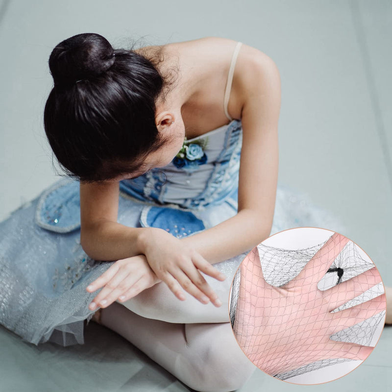 [Australia] - Bun Nets, Invisible Hair Bun Nets 50Pcs Black Bun Nets for Ballet Child Edge Mesh Hair Bun Accessories with 50Pcs Bobby Bun Pins for Dancers Catering Women Child Ballet (Storage Box) Black (50Pcs) 