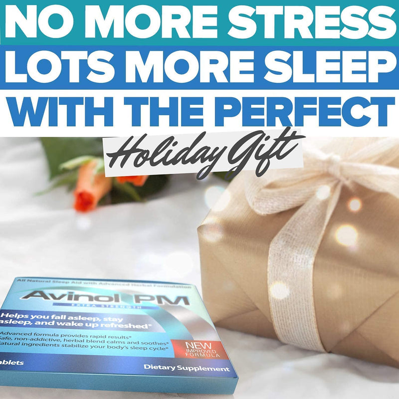 [Australia] - Avinol PM Extra Strength and Dream Elements Sleep Mask | All-in-One Natural Sleep Aid (30 ct) - 100% Pure Mulberry Silk Eye Mask (with Foam Ear Plugs & Anti Snoring Nose Clip) (2 Items) 