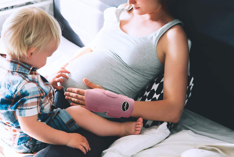 [Australia] - Doctor Developed Comfy,Lightweight,Wrist Support-Strap-Brace-Hand Support, Perfect fit for Right Hand, for Men and Women by Dr Arthritis - Single, Pink 