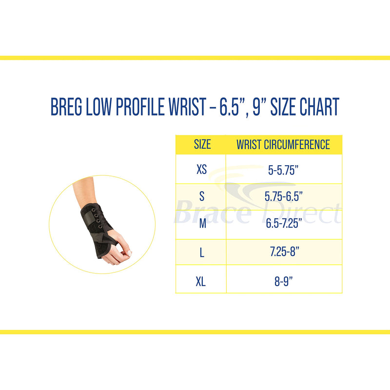[Australia] - Breg Low Profile Wrist Brace 9” (Left Hand, Medium) Left Hand 